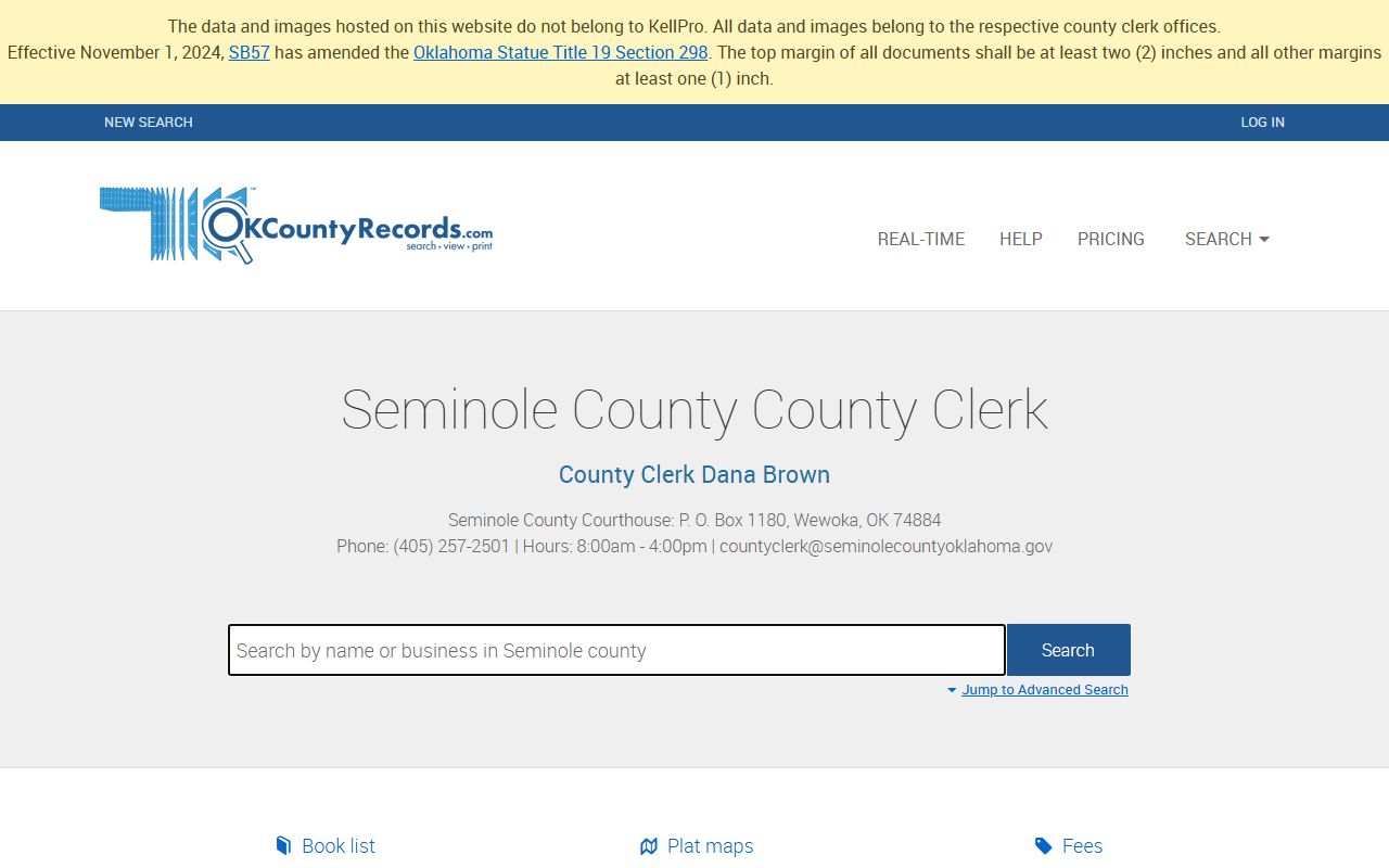 Seminole County land records search for criminal history research